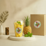 Fresh Pineapple with Mint